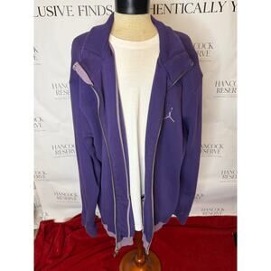 Jordan Brand Purple Full Zip Track Jacket XXL | Jumpman Logo